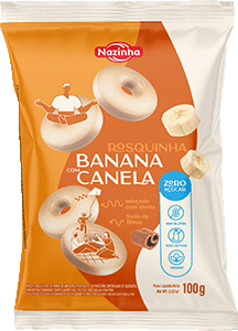 Rosquinha Banana com Canela