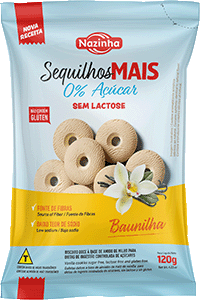 Sequilhos 0 Baunilha 120g